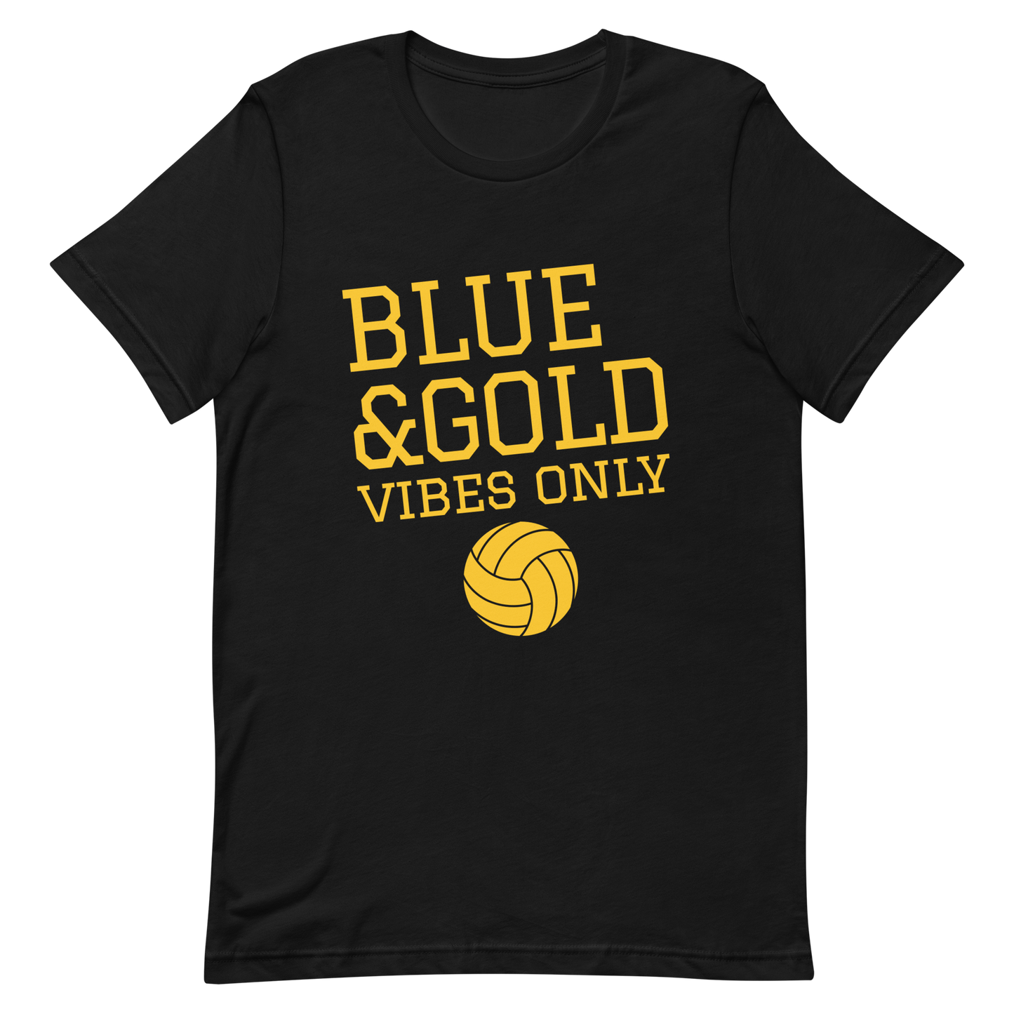 Blue Gold Vibes Volleyball shirt