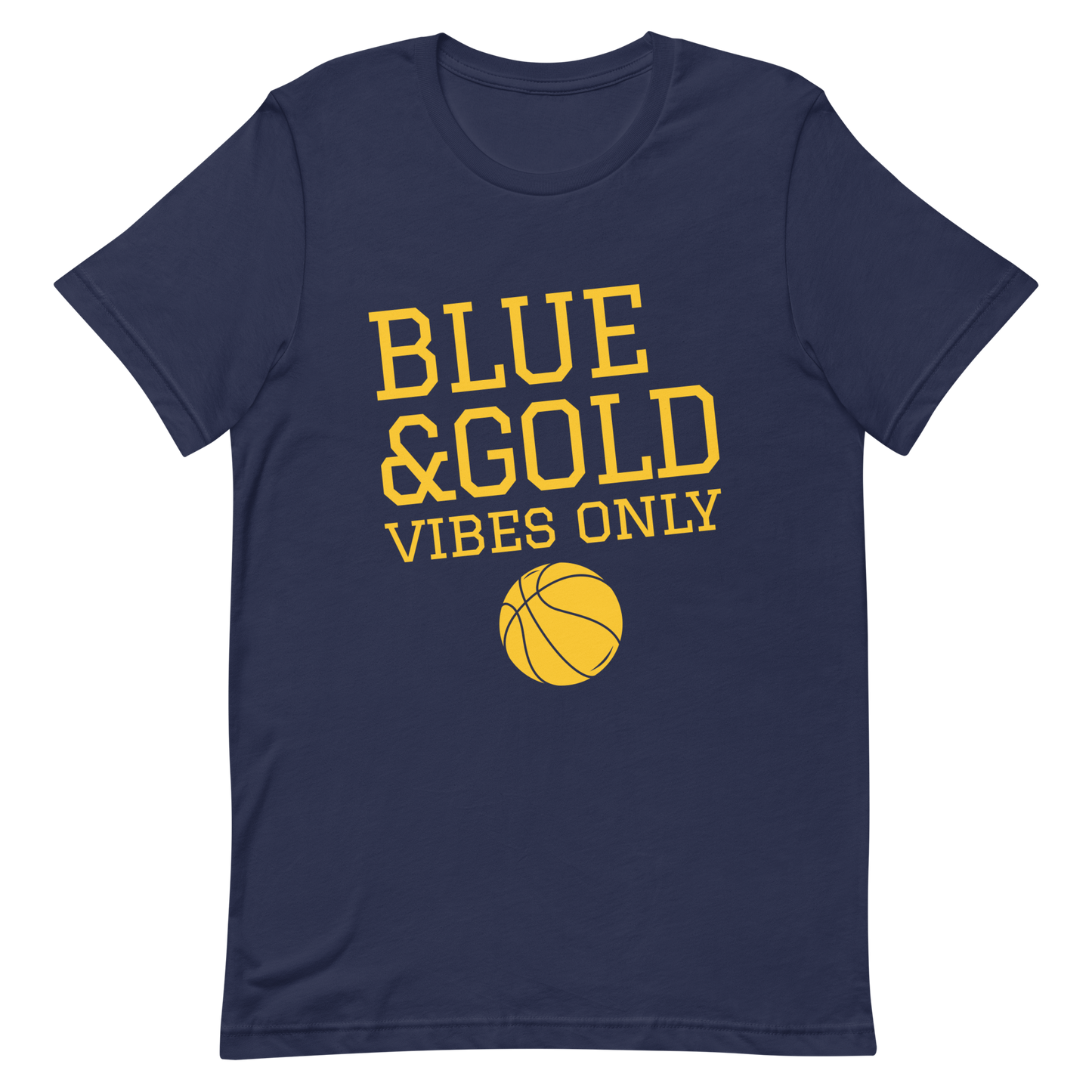 Blue Gold Vibes Basketball shirt