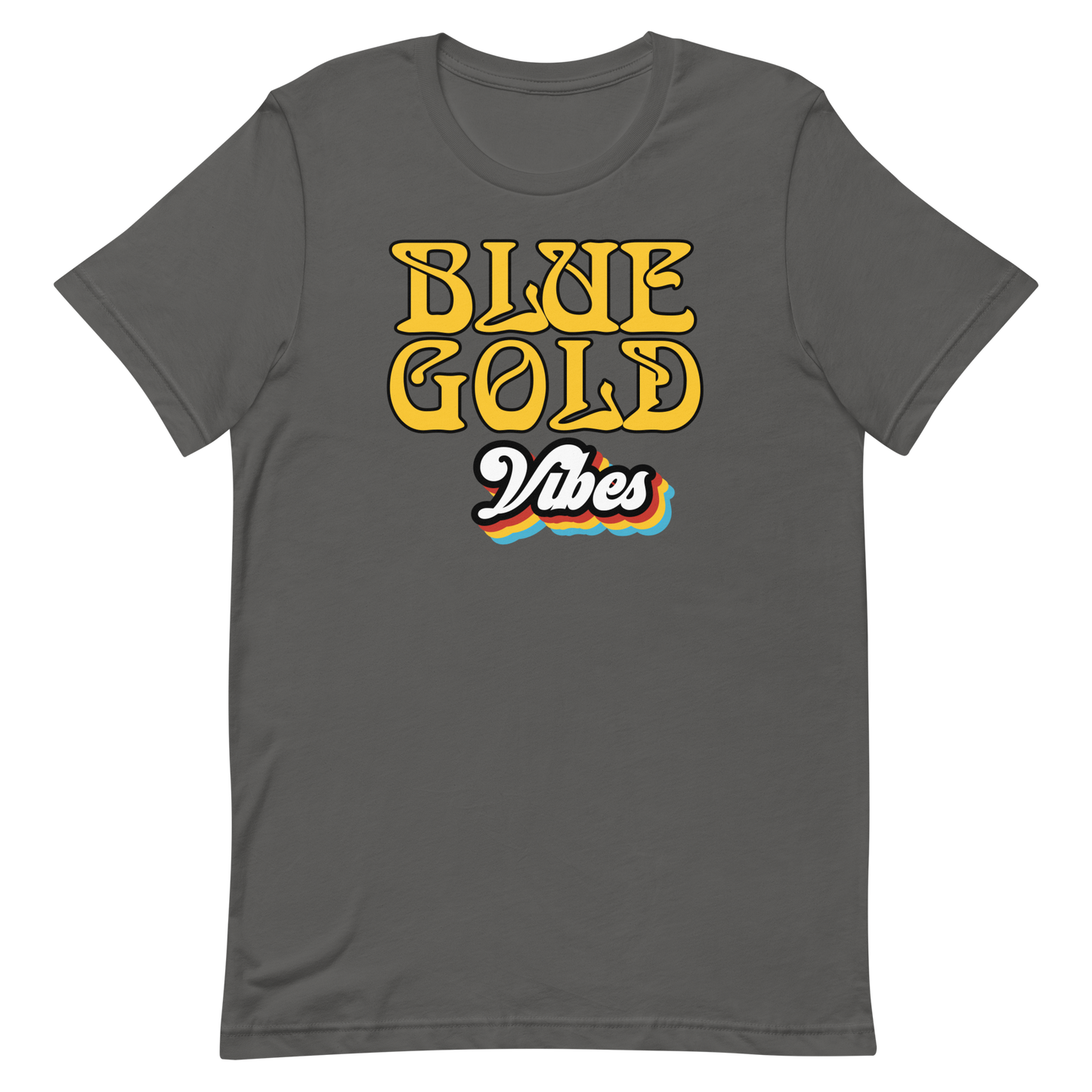 Blue Gold Vibes Retro shirt