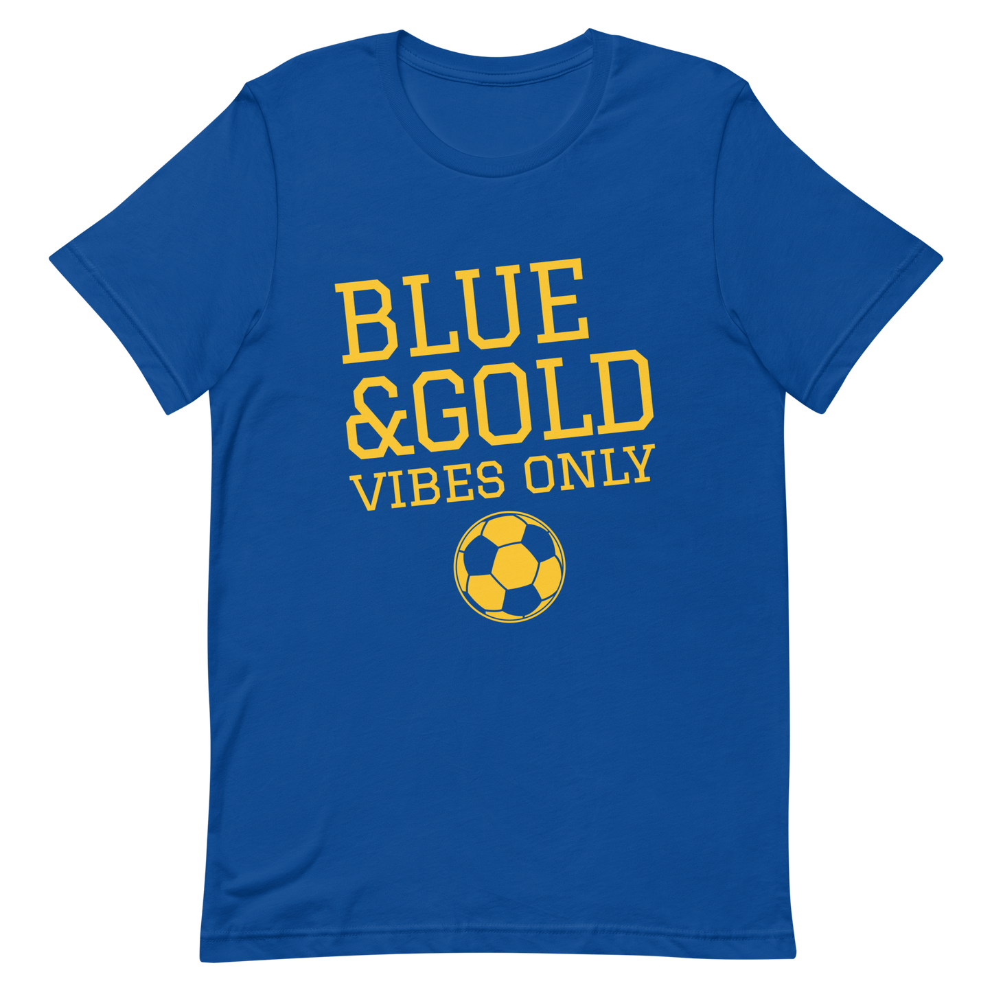 Blue Gold Vibes Soccer shirt