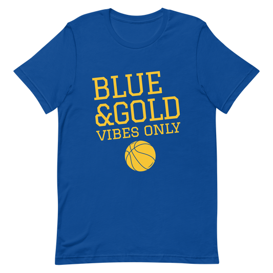 Blue Gold Vibes Basketball shirt